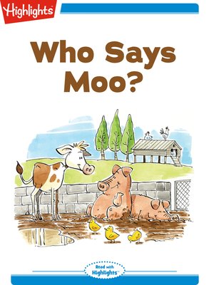 cover image of Who Says Moo?